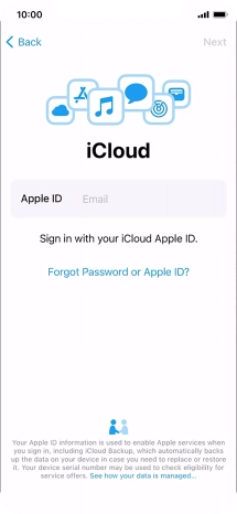 Press the field next to 