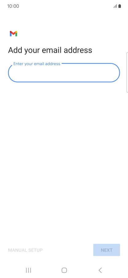 Press the field below 