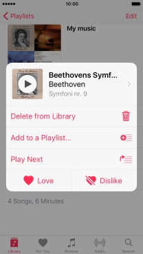 Press the required function and follow the instructions on the screen to use the selected function.