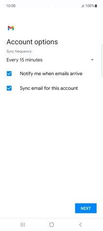 Press the drop down list below 
