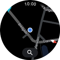 Press the search icon.