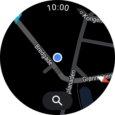 Press the search icon.