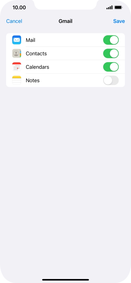 If this screen is displayed, you email account has been recognised and set up automatically. Follow the instructions on the screen to key in more information and finish setting up your email account.