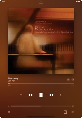 Press arrow right to go to the next audio file.