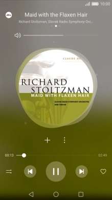 Press arrow right to go to the next audio file.