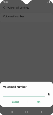 Key in +61414121121 and press OK.