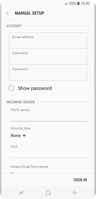 Press the drop down list below 