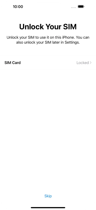 Press SIM Card.