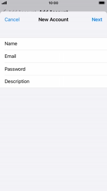 Press Description and key in the required name.