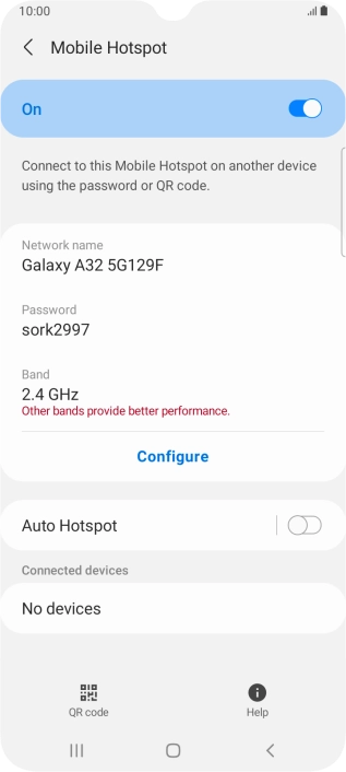 Press the Home key to return to the home screen.