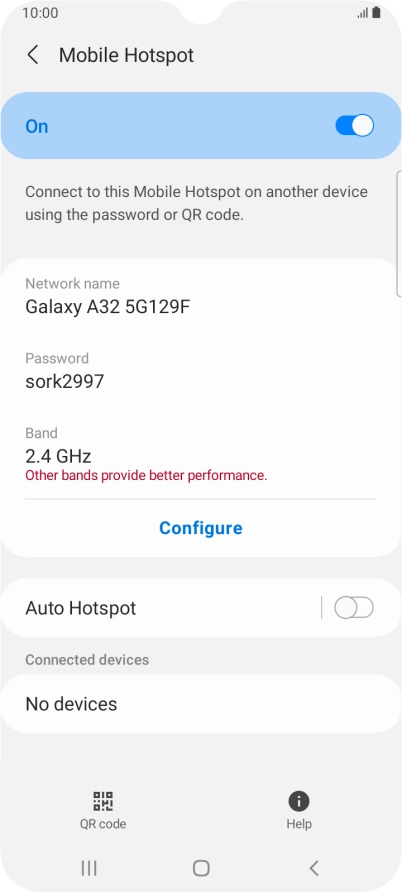 Press the Home key to return to the home screen.