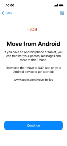 To transfer content to your phone, you need to install the app 
