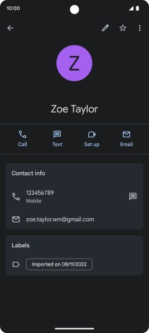 Press the required number.