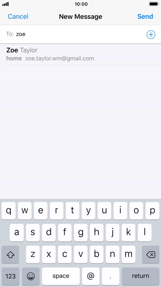 Press the required contact.