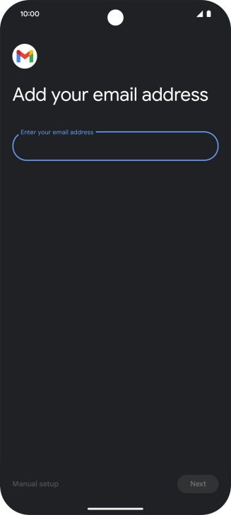 Press the field below 