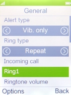 Press the Navigation key.
