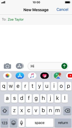 Press the picture icon.