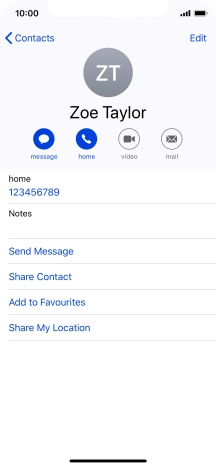 Slide your finger upwards starting from the bottom of the screen to return to the home screen.