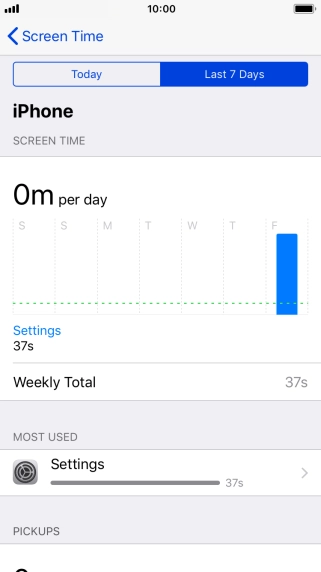 Press Screen Time.