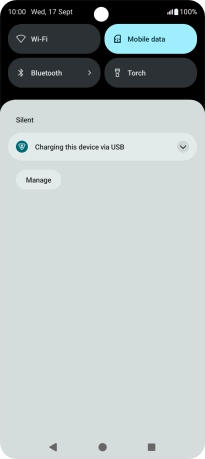 Press the drop down list.