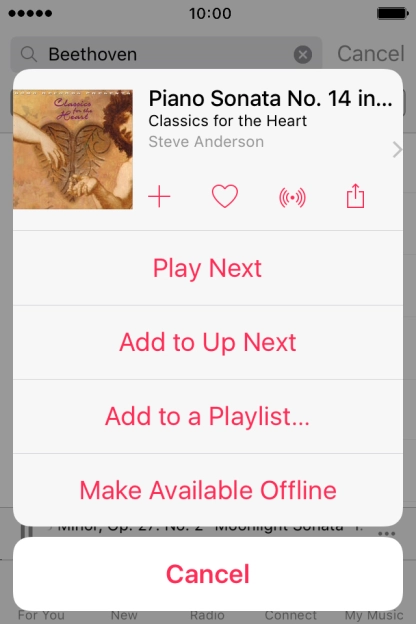 Press Add to a Playlist....