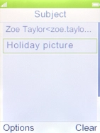 Highlight the text input field and write the text for your email message.