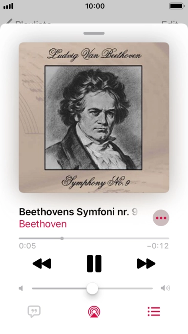 Press arrow right to go to the next audio file.