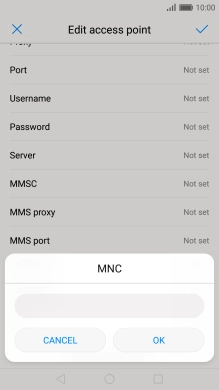 Key in 03 and press OK.