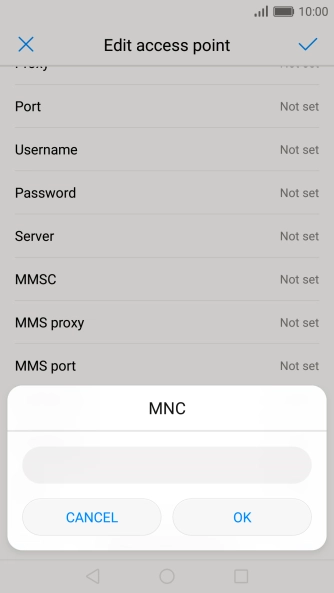 Key in 03 and press OK.