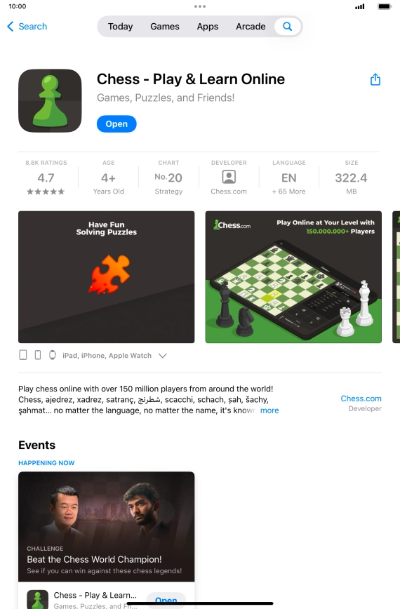 Slide your finger upwards starting from the bottom of the screen to return to the home screen.