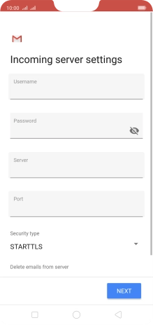 Press the field below 