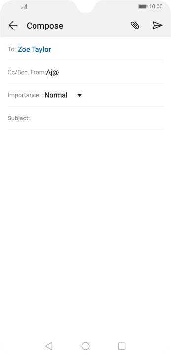 Press the field next to 