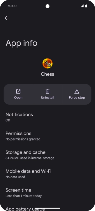 Press Storage and cache.