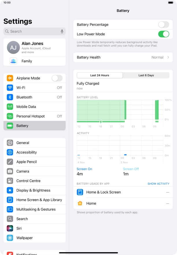 Slide your finger upwards starting from the bottom of the screen to return to the home screen.