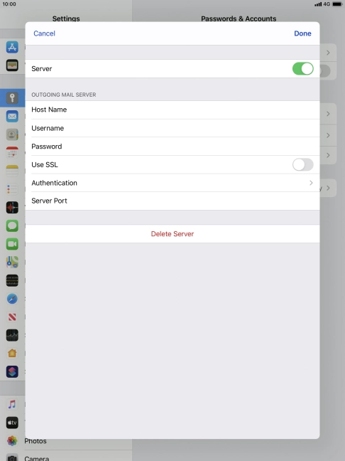 Press Authentication.
