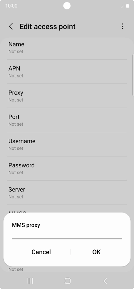 Key in 10.202.002.060 and press OK.