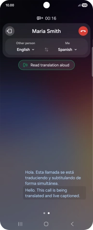 Follow the instructions on the screen to select the required language settings and use the function.