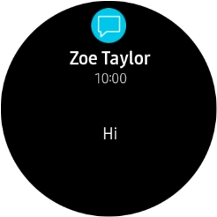 Press the required notification to open it.
