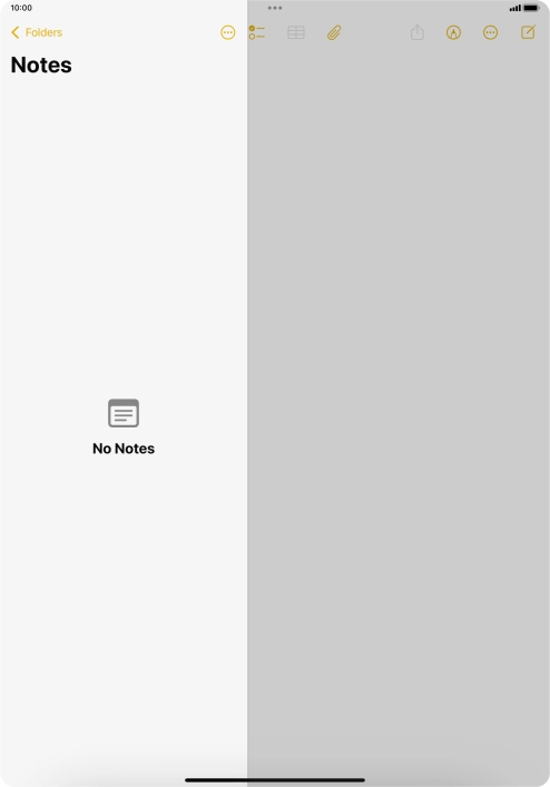 Slide your finger upwards starting from the bottom of the screen to return to the home screen.