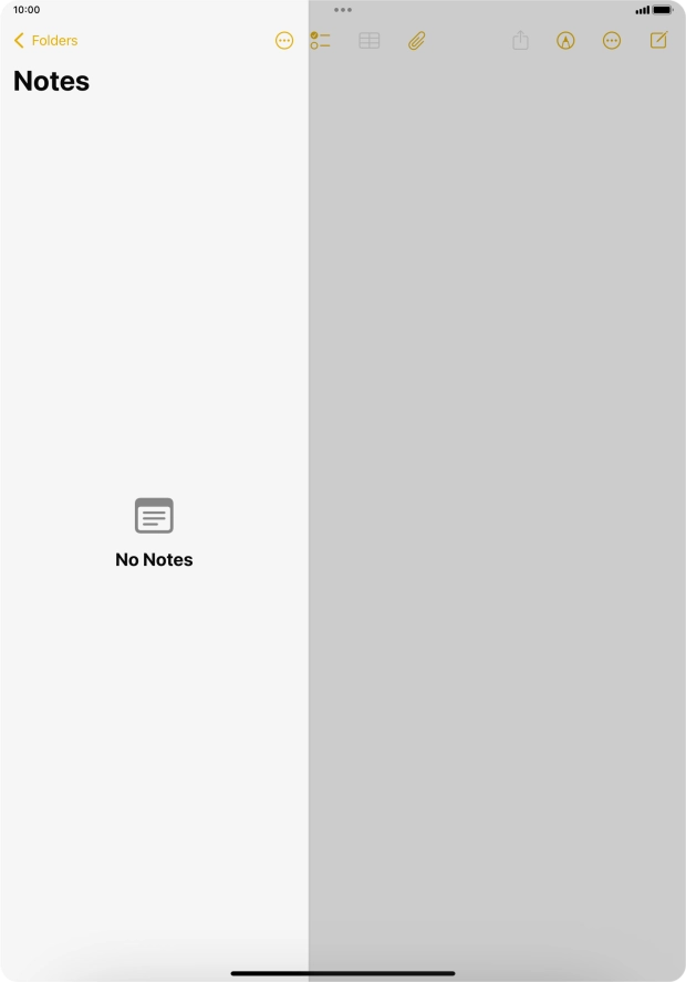 Slide your finger upwards starting from the bottom of the screen to return to the home screen.