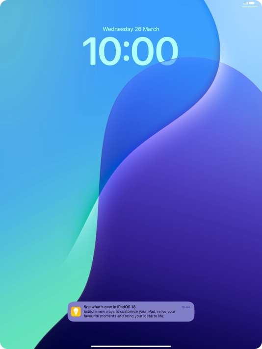 Press the required notification and follow the instructions on the screen to use the selected function.