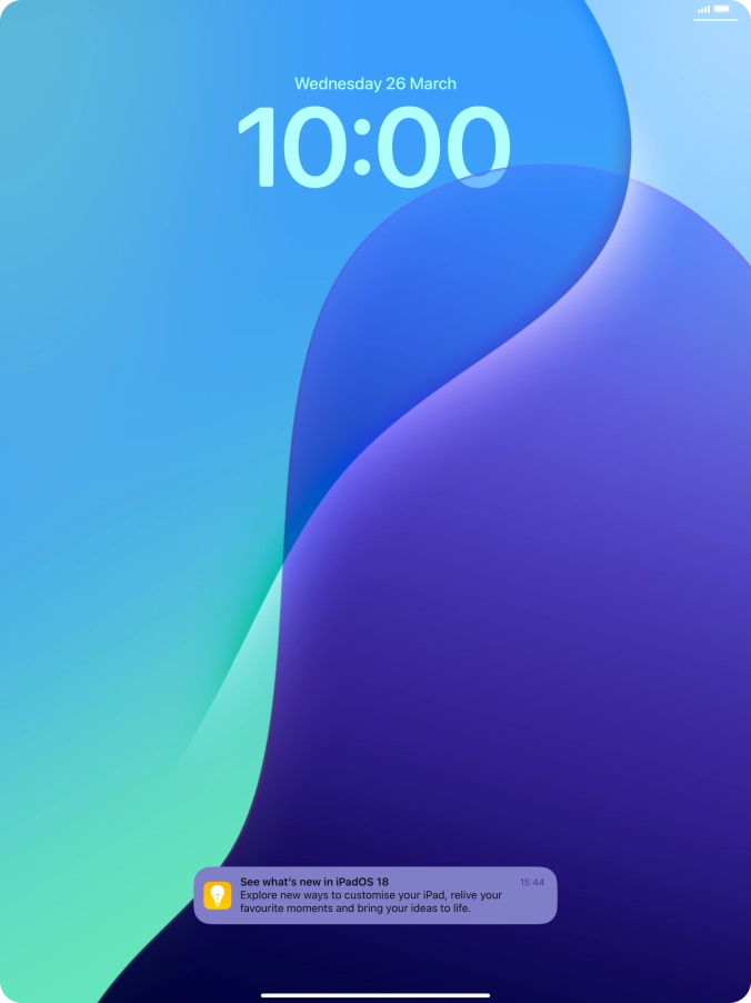 Press the required notification and follow the instructions on the screen to use the selected function.
