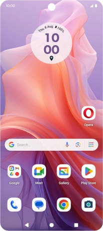 Press the call icon.