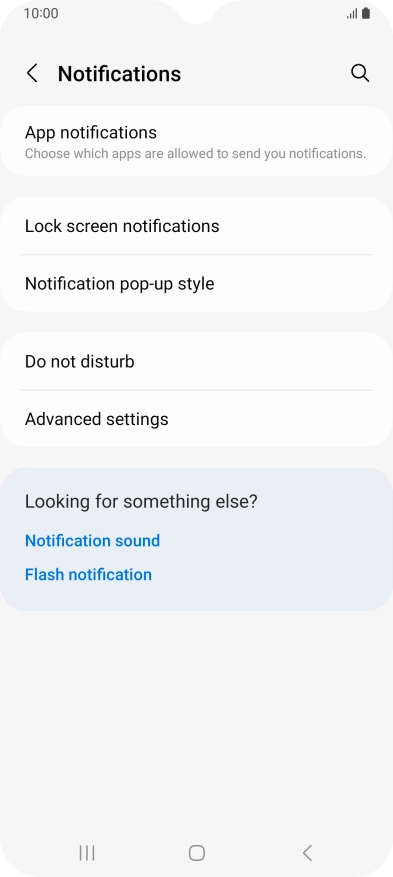 Press App notifications.