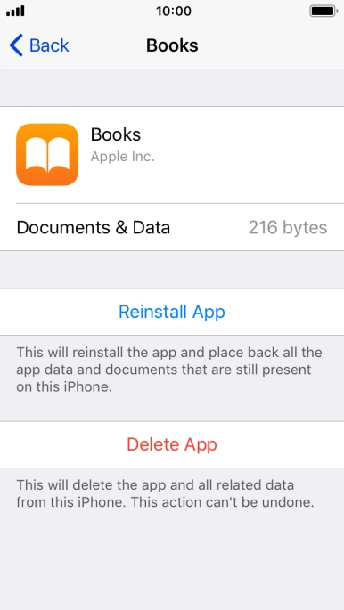 Press the Home key to return to the home screen.