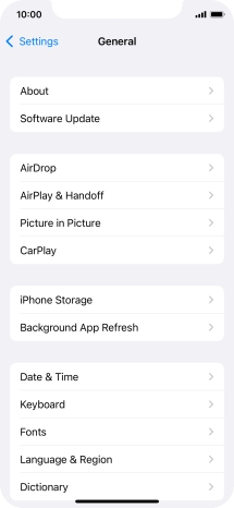 Press Background App Refresh.
