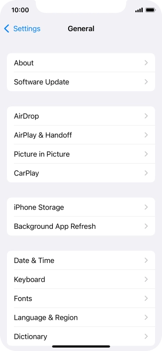 Press Background App Refresh.