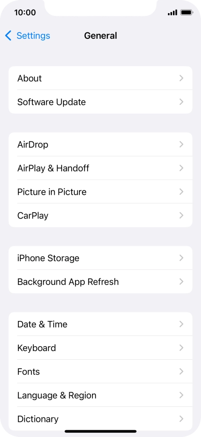 Press Background App Refresh.