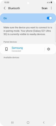 Press the Home key to return to the home screen.
