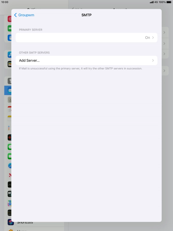 Press the field below 